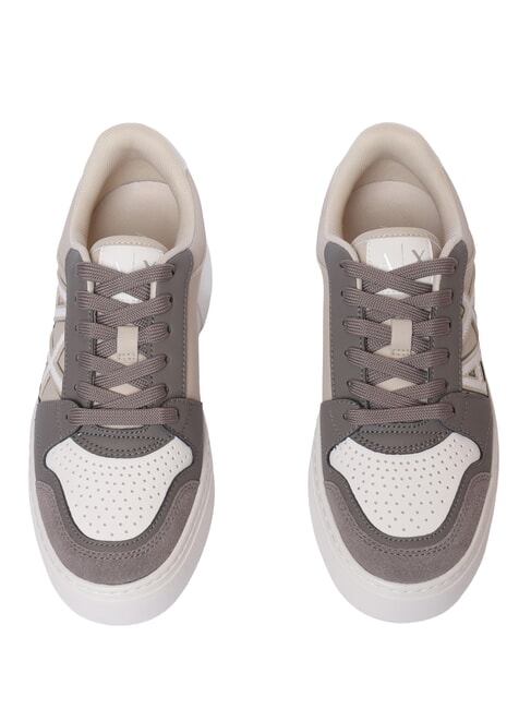 AX LOGO Platform sneakers brown bass + sand - Women&rsquo;s shoes