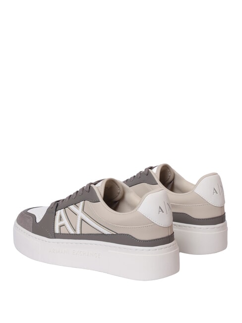 AX LOGO Platform sneakers brown bass + sand - Women&rsquo;s shoes