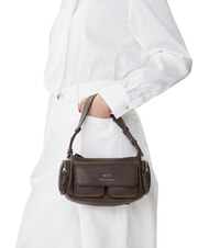 ARMANI EXCHANGE RACHEL Shoulder bag with pockets hot fudge - Women&rsquo;s Bags - 5