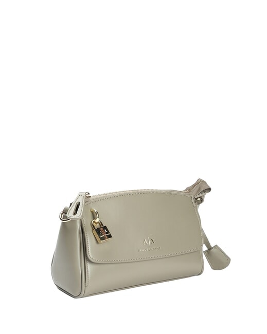 JANE Shoulder bag with padlock brown bass - Women&rsquo;s Bags