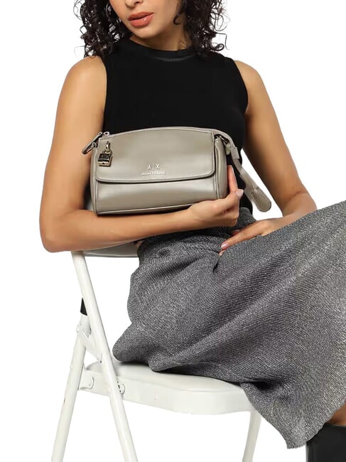 JANE Shoulder bag with padlock brown bass - Women&rsquo;s Bags