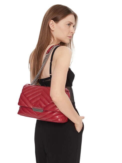 QUILTED Shoulder/cross body bag red dahlia - Women&rsquo;s Bags