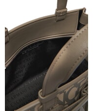 ARMANI EXCHANGE LOGO ALL OVER Small bag with shoulder strap sound sand / brown bass - Women&rsquo;s Bags - 4