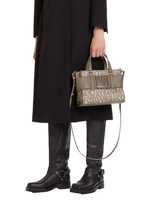 LOGO ALL OVER Small bag with shoulder strap sound sand / brown bass - Women&rsquo;s Bags