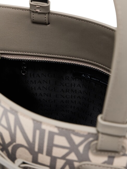 LOGO ALL OVER Hand bag with shoulder strap sound sand / brown bass - Women&rsquo;s Bags