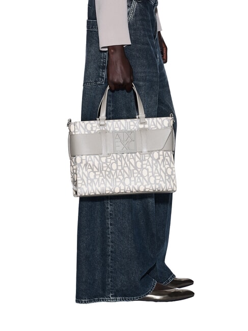 LOGO ALL OVER Hand bag with shoulder strap sound sand / brown bass - Women&rsquo;s Bags