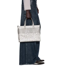 ARMANI EXCHANGE LOGO ALL OVER Hand bag with shoulder strap sound sand / brown bass - Women&rsquo;s Bags - 5