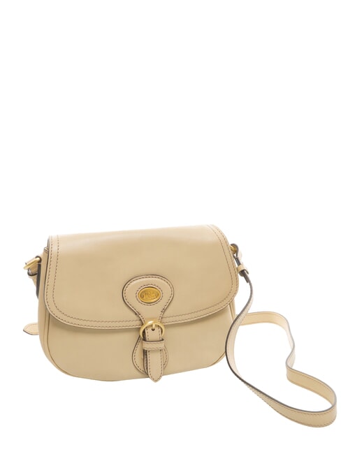 ISADORA Leather shoulder bag with flap butter abb. gold - Women&rsquo;s Bags