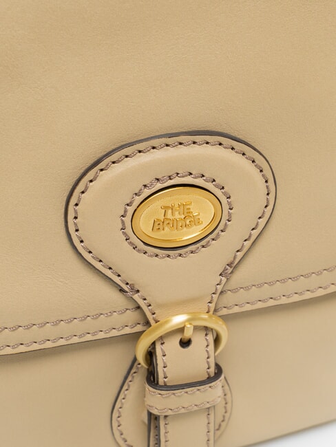 ISADORA Leather shoulder bag with flap butter abb. gold - Women&rsquo;s Bags