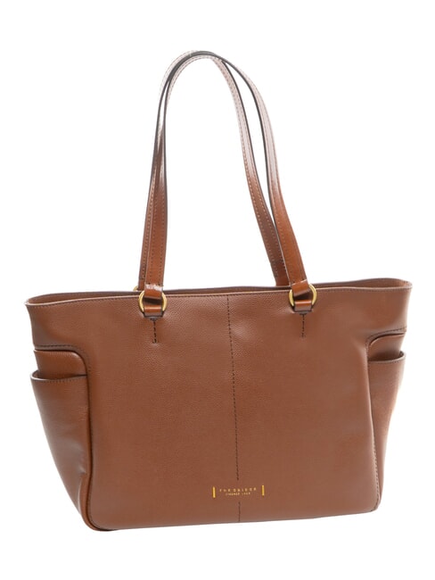 LETIZIA Leather Shopping Bag BROWN - Women&rsquo;s Bags