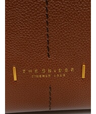 THE BRIDGE LETIZIA Leather Shopping Bag BROWN - Women&rsquo;s Bags - 3