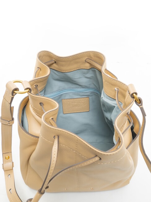 LETIZIA Leather bucket bag butter abb. gold - Women&rsquo;s Bags