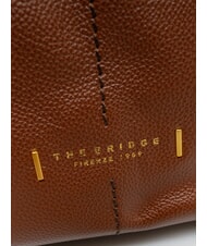 THE BRIDGE LETIZIA Leather bucket bag BROWN - Women&rsquo;s Bags - 4