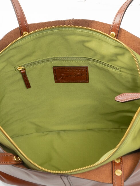 LISA Leather Shopping Bag BROWN - Women&rsquo;s Bags