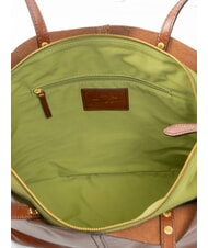 THE BRIDGE LISA Leather Shopping Bag BROWN - Women&rsquo;s Bags - 5