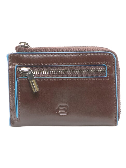 BLUE SQUARE Leather key case MAHOGANY - Key holders