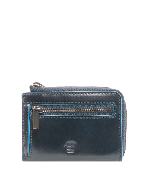 BLUE SQUARE Leather key case blue - Key holders