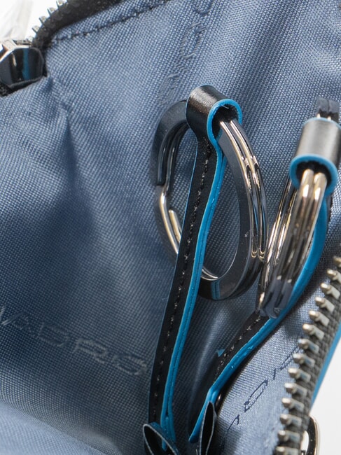 BLUE SQUARE Leather key case Black - Key holders