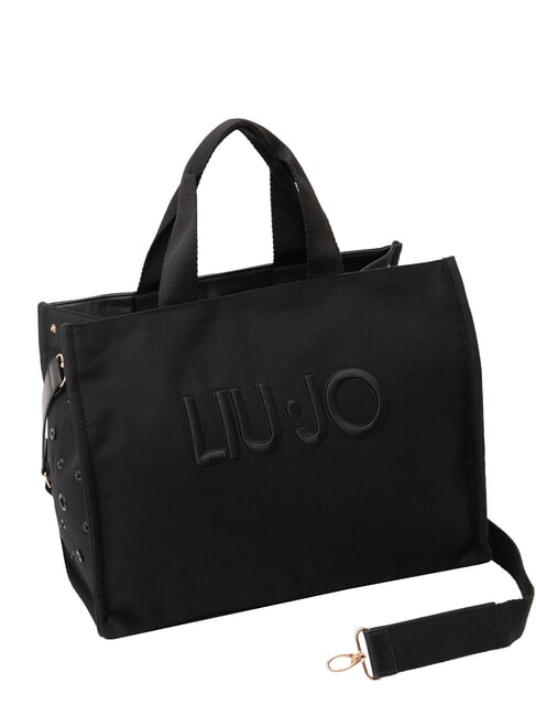 CANVAS Handbag, with shoulder strap BLACK - Women&rsquo;s Bags