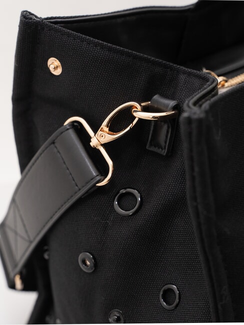 CANVAS Handbag, with shoulder strap BLACK - Women&rsquo;s Bags