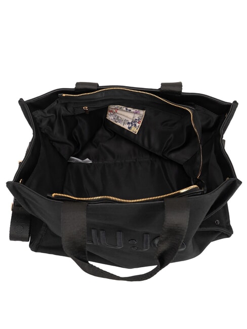 CANVAS Handbag, with shoulder strap BLACK - Women&rsquo;s Bags