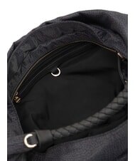 BORBONESE PLIE Medium hobo bag dark black - Women&rsquo;s Bags - 4