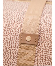 BORBONESE ECO LINE  Medium bag with shoulder strap Beiger sea - Duffle bags - 4