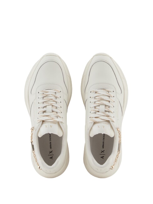 A|X Chain  Leather sneakers off white+off white - Women&rsquo;s shoes