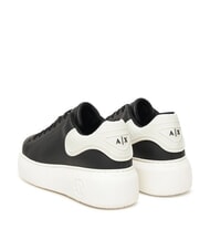 ARMANI EXCHANGE SUPER MINI-TUMBLED Sneakers black + off-white - Women&rsquo;s shoes - 3
