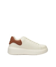 ARMANI EXCHANGE SUPER MINI-TUMBLED Sneakers off white + coconut shell - Women&rsquo;s shoes - 3