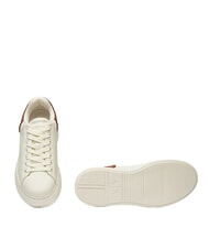ARMANI EXCHANGE SUPER MINI-TUMBLED Sneakers off white + coconut shell - Women&rsquo;s shoes - 5