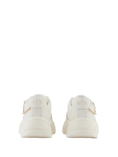 A|X Chain  Leather sneakers off white+off white - Women&rsquo;s shoes