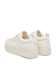 ARMANI EXCHANGE KURT MINI-TUMBLED  5cm wedge sneakers off-white - Women&rsquo;s shoes - 3