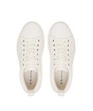 ARMANI EXCHANGE KURT MINI-TUMBLED  5cm wedge sneakers off-white - Women&rsquo;s shoes - 4