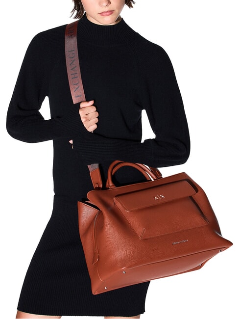 NICOLE Handbag with pocket and shoulder strap coconut shell - Women&rsquo;s Bags