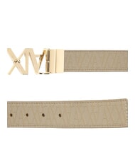 ARMANI EXCHANGE A|X DOUBLE Reversible belt brown bass / sound sand - Belts - 2