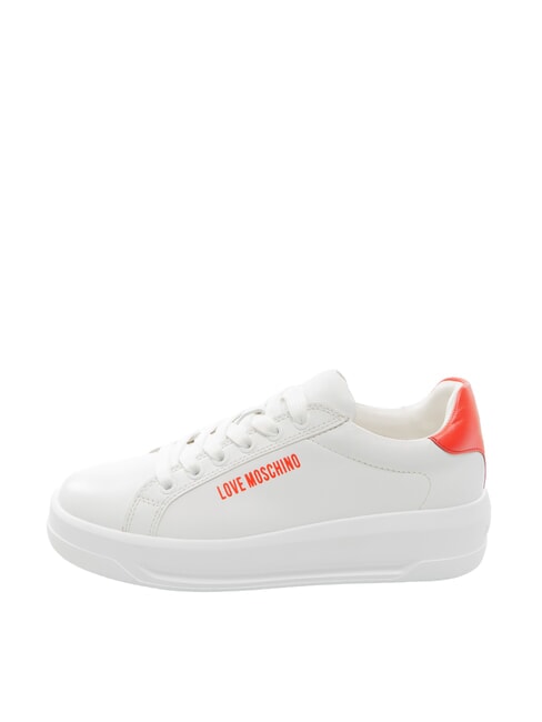 ECLIPSE 50 Leather sneakers white/red - Women&rsquo;s shoes