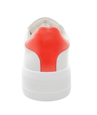 LOVE MOSCHINO ECLIPSE 50 Leather sneakers white/red - Women&rsquo;s shoes - 3