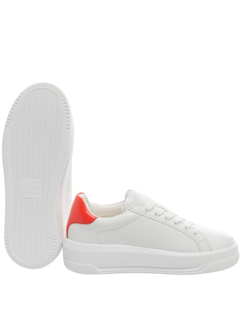 ECLIPSE 50 Leather sneakers white/red - Women&rsquo;s shoes