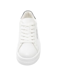 LOVE MOSCHINO ECLIPSE 50 Leather sneakers White black - Women&rsquo;s shoes - 4