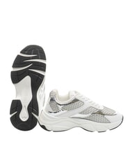 LOVE MOSCHINO STARDUST 60 Women's Sneakers silver/white/silver - Women&rsquo;s shoes - 5