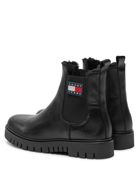 TH JEANS Leather ankle boots black - Women&rsquo;s shoes