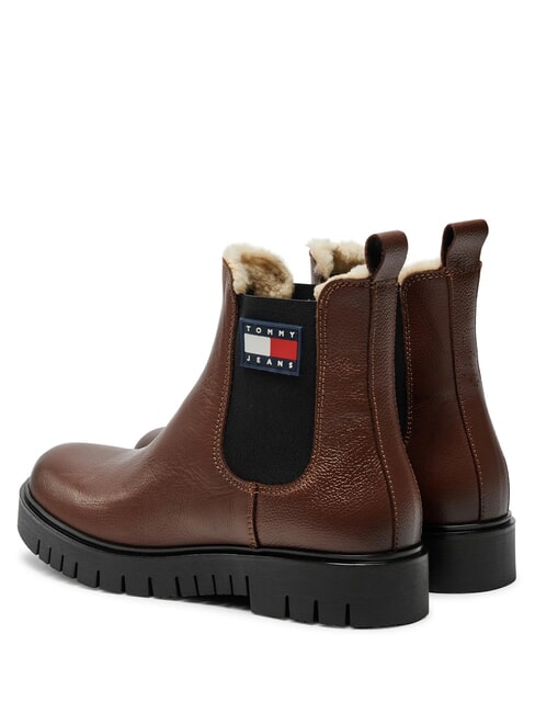 TH JEANS Leather ankle boots brown - Women&rsquo;s shoes