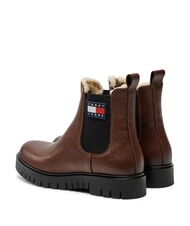 TOMMY HILFIGER TH JEANS Leather ankle boots brown - Women&rsquo;s shoes - 3