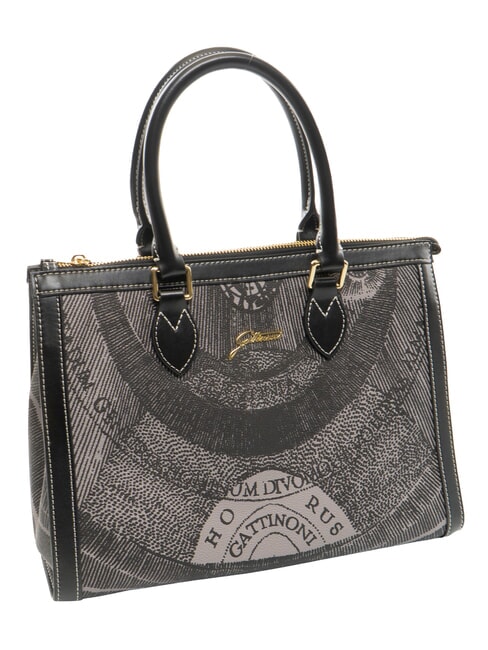 PLANETARIUM Large handbag monochrom lt grey/black - Women&rsquo;s Bags