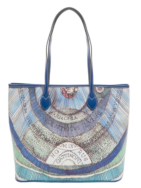 PLANETARIUM Medium shopping bag aquamarine/navy - Women&rsquo;s Bags