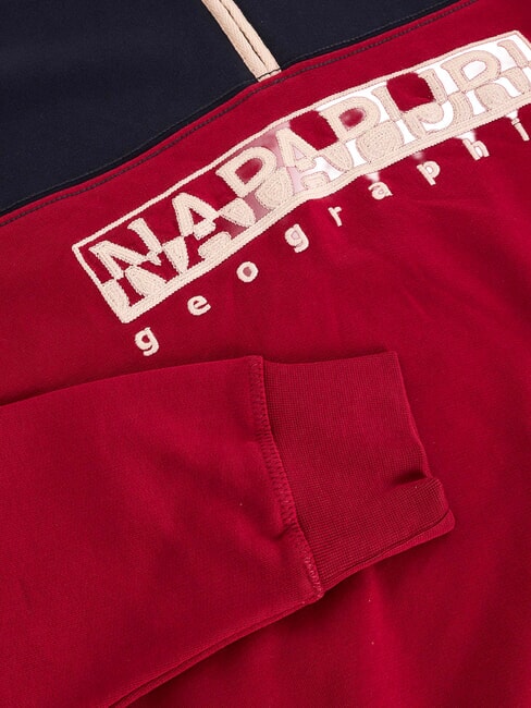 B-SATURNIA Cotton sweatshirt Tibetan red - Sweatshirts