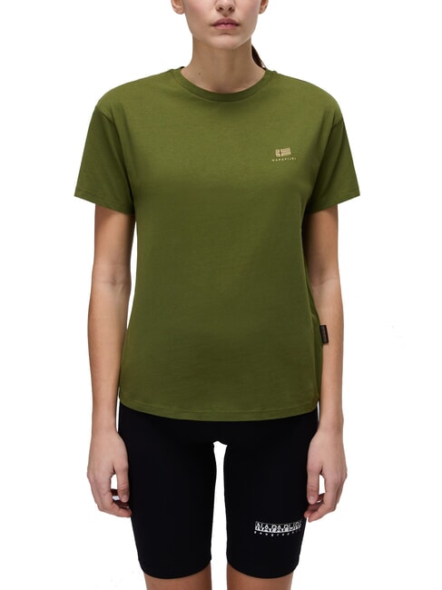 S-NINA Cotton T-shirt sphagnum - T-shirt
