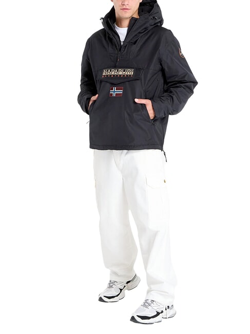 RAINFOREST NEXT SUM Hooded jacket black beauty - Men's Jackets