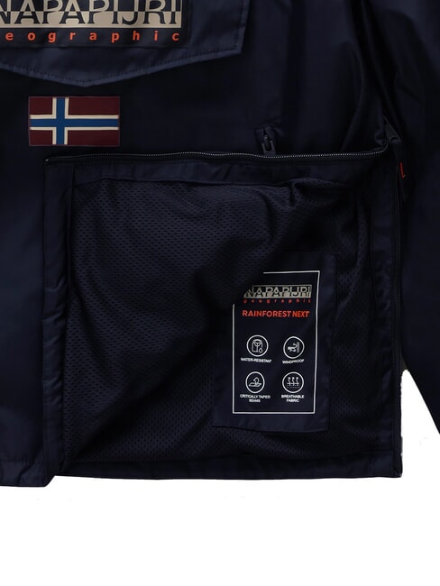 RAINFOREST NEXT SUM Hooded jacket blu marine - Men's Jackets